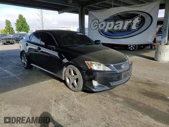 2007 Lexus IS 350 with VIN JTHBE262372012011, listed as a Copart auction lot 63814275 with 133,177 mi miles and Salvage title. Bid and sale history available at DreamBid. Image 13.