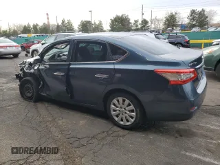 2014 Nissan Sentra SV with VIN 3N1AB7AP1EY254819, listed as a Copart auction lot 51493125 with 73,558 mi miles and Salvage Title. Bid and sale history available at DreamBid. Image 2.