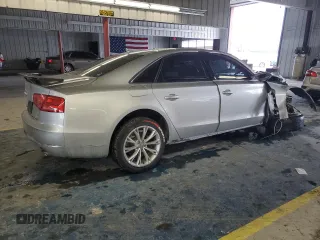 2011 Audi A8 с VIN WAUAVAFD2BN024177, выставлен на аукционе Copart как лот 88783655 с пробегом 130 086 миль миль и Списание • Salvage title. История ставок и продаж доступна на DreamBid. Изображение 3.