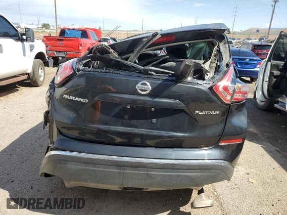 2017 Nissan Murano S z VIN 5N1AZ2MG5HN175836, wystawiony jako Copart lot #68493694 z przebiegiem Nie podano mil oraz Nie do naprawy • Non repairable. Historia ofert i sprzedaży dostępna na DreamBid. Obrazek 6.