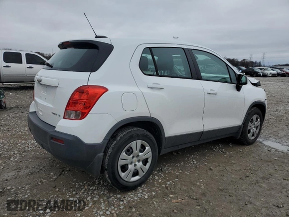 2016 Chevrolet Trax LS with VIN 3GNCJKSBXGL260298, listed as a Copart auction lot 85463764 with 75,024 mi miles and Salvage Title. Bid and sale history available at carsss.com. Image 3.