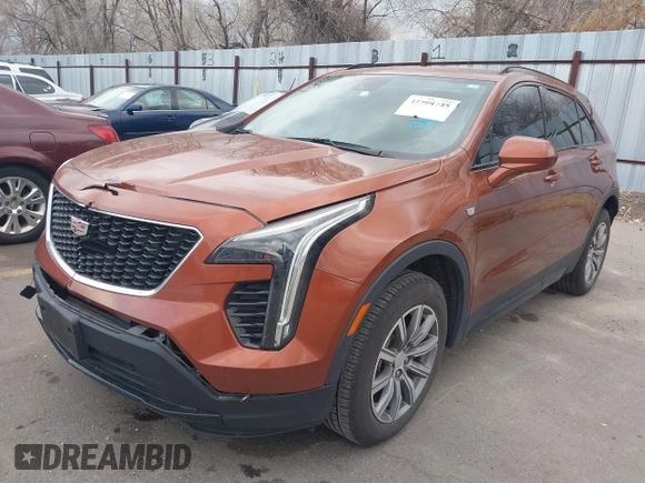 2020 Cadillac XT4 AWD Sport with VIN 1GYFZFR41LF132575, listed as a IAAI auction lot 41504745 with 73,966 mi miles and . Bid and sale history available at carsss.com. Image 2.