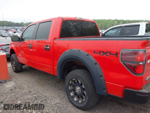 2011 Ford F-150 XLT with VIN 1FTFW1ET7BFB41813, listed as a IAAI auction lot 41964776 with 194,811 mi miles. Bid and sale history available at carsss.com. Image 14.