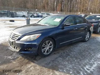 2012 Hyundai Genesis 4.6L with VIN KMHGC4DF5CU207309, listed as a IAAI auction lot 41379737 with 124,992 mi miles. Bid and sale history available at carsss.com. Image 18.