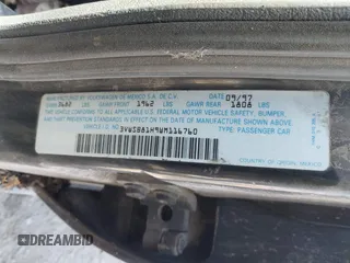 1998 Volkswagen Jetta с VIN 3VWSB81H9WM116760, выставлен на аукционе IAAI как лот 41919493 с пробегом 262 461 миль миль и . История ставок и продаж доступна на DreamBid. Изображение 9.