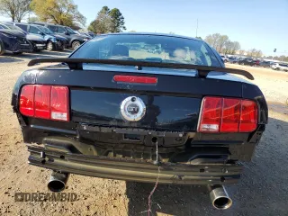2007 Ford Mustang GT Deluxe with VIN 1ZVFT82HX75245627, listed as a Copart auction lot 50829185 with 46,175 mi miles and Salvage Title. Bid and sale history available at carsss.com. Image 6.