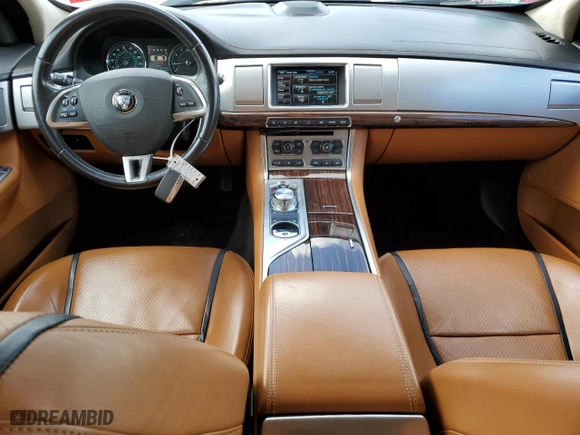 2015 Jaguar XF V6 Portfolio with VIN SAJWJ0FF0F8U82239, listed as a Copart auction lot 75601274 with 141,868 mi miles and Salvage Title. Bid and sale history available at carsss.com. Image 8.