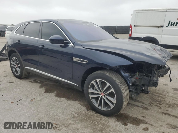 2021 Jaguar F-Pace with VIN SADCK2EX3MA673555, listed as a Copart auction lot 45347255 with 51,040 mi miles and Salvage title. Bid and sale history available at DreamBid. Image 4.