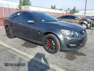 2017 Chevrolet SS with VIN 6G3F15RW0HL300470, listed as a IAAI auction lot 41425680 with 57,576 mi miles. Bid and sale history available at carsss.com. Image 1.
