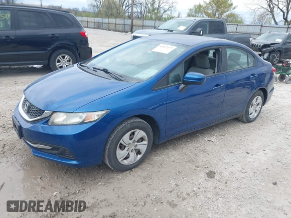 2014 Honda Civic Sedan LX with VIN 19XFB2F5XEE015462, listed as a IAAI auction lot 42037177 with 111,982 mi miles. Bid and sale history available at carsss.com. Image 18.