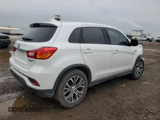 2019 Mitsubishi Outlander ES with VIN JA4AP3AU4KU020146, listed as a Copart auction lot 55582025 with 144,166 mi miles and Salvage title. Bid and sale history available at DreamBid. Image 3.