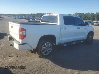 2017 Toyota Tundra Platinum with VIN 5TFAW5F10HX606854, listed as a Copart auction lot 84322634 with 65,668 mi miles and Salvage title. Bid and sale history available at DreamBid. Image 3.