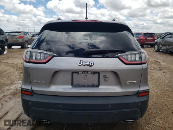 2019 Jeep Cherokee Latitude Plus z VIN 1C4PJMLX5KD331230, wystawiony jako Copart lot #56029515 z przebiegiem 84 912 mil mil oraz Szkoda całkowita • Salvage title. Historia ofert i sprzedaży dostępna na DreamBid. Obrazek 6.