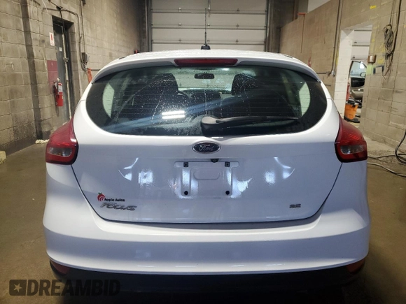 2017 Ford Focus SE with VIN 1FADP3K20HL277275, listed as a Copart auction lot 55121755 with 53,548 mi miles and Salvage Title. Bid and sale history available at carsss.com. Image 6.