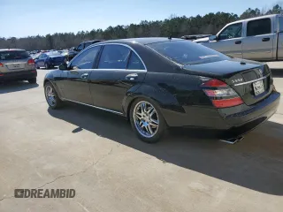 2007 Mercedes-Benz S 5.5L V8 with VIN WDDNG71X87A042271, listed as a Copart auction lot 48587015 with 110,222 mi miles and Salvage Title. Bid and sale history available at carsss.com. Image 2.
