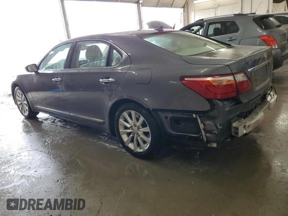 2012 Lexus LS 460 L z VIN JTHDL5EF4C5004349, wystawiony jako Copart lot #47106565 z przebiegiem 81 016 mil mil oraz Szkoda całkowita • Salvage title. Historia ofert i sprzedaży dostępna na DreamBid. Obrazek 2.