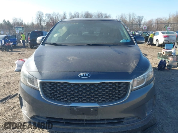 2017 Kia Sedona LX with VIN KNDMB5C12H6229530, listed as a IAAI auction lot 41817443 with 97,160 mi miles. Bid and sale history available at carsss.com. Image 12.