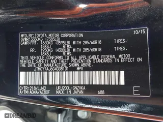 2016 Toyota Land Cruiser with VIN JTMCY7AJ6G4038101, listed as a IAAI auction lot 41613369 with 151,593 mi miles. Bid and sale history available at carsss.com. Image 9.