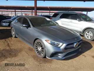2020 Mercedes-Benz CLS with VIN WDD2J6BB0LA049565, listed as a IAAI auction lot 41398330 with 57,748 mi miles. Bid and sale history available at carsss.com. Image 1.