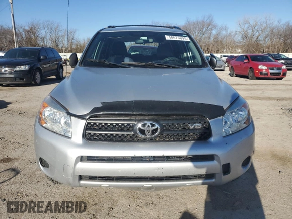 2007 Toyota RAV4 with VIN JTMZK33V575012703, listed as a Copart auction lot 48073095 with 138,844 mi miles and Salvage Title. Bid and sale history available at DreamBid. Image 5.