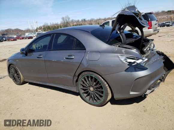 2017 Mercedes-Benz CLA with VIN WDDSJ4EB0HN441493, listed as a Copart auction lot 44748173 with 98,457 mi miles. Bid and sale history available at carsss.com. Image 2.