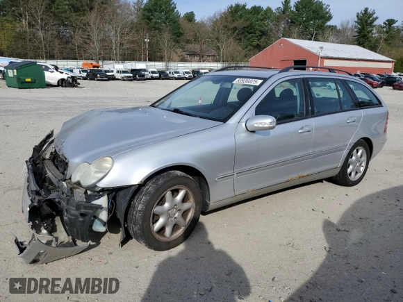 2003 Mercedes-Benz C 240 z VIN WDBRH81J43F380823, wystawiony jako Copart lot #53936025 z przebiegiem 141 938 mil mil oraz Tytuł czysty. Historia ofert i sprzedaży dostępna na DreamBid. Obrazek 1.