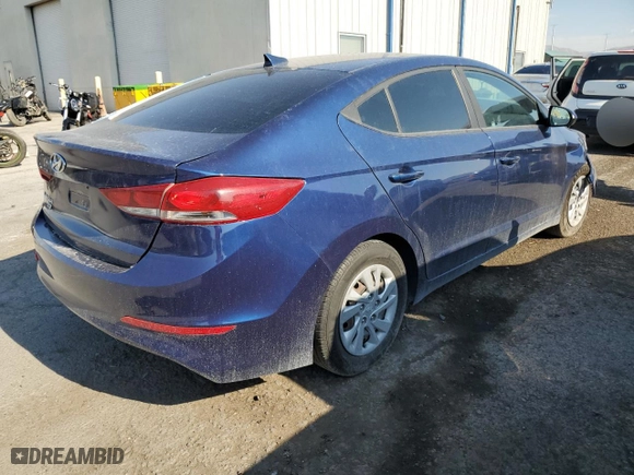 2017 Hyundai Elantra SE with VIN 5NPD74LFXHH191753, listed as a Copart auction lot 63294494 with 150,330 mi miles and Salvage Title. Bid and sale history available at carsss.com. Image 3.