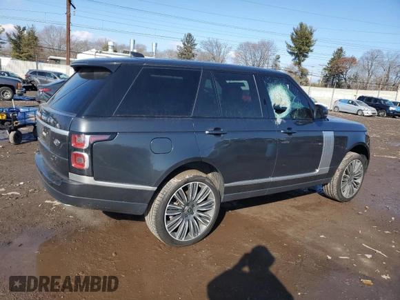 2021 Land Rover Range Rover P525 Westminster z VIN SALGS2SE9MA428204, wystawiony jako Copart lot #88078035 z przebiegiem 35 363 mil mil oraz Szkoda całkowita • Salvage title. Historia ofert i sprzedaży dostępna na DreamBid. Obrazek 3.