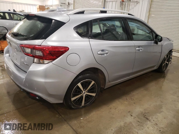 2020 Subaru Impreza Premium with VIN 4S3GTAV66L3727283, listed as a Copart auction lot 52087555 with Not provided miles and Salvage title. Bid and sale history available at DreamBid. Image 3.