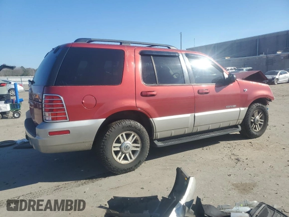 2002 Mercury Mountaineer with VIN 4M2DU86W92UJ26086, listed as a Copart auction lot 46893515 with 177,330 mi miles and Salvage title. Bid and sale history available at DreamBid. Image 3.
