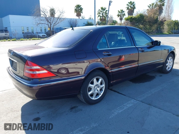 2001 Mercedes-Benz S 320/430/500 with VIN WDBNG70J71A176556, listed as a IAAI auction lot 41670167 with 91,328 mi miles and . Bid and sale history available at carsss.com. Image 4.