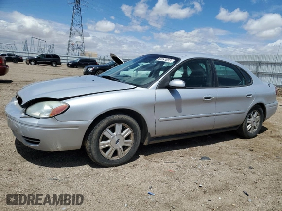 2007 Ford Taurus SEL z VIN 1FAFP56UX7A156005, wystawiony jako Copart lot #54691695 z przebiegiem 152 197 mil mil oraz Szkoda całkowita • Salvage title. Historia ofert i sprzedaży dostępna na DreamBid. Obrazek 1.
