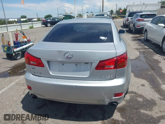 2006 Lexus IS 250 with VIN JTHBK262662013211, listed as a IAAI auction lot 42473423 with 143,129 mi miles and . Bid and sale history available at DreamBid. Image 16.