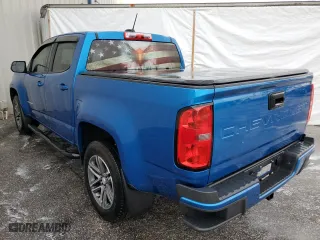 2021 Chevrolet Colorado 2WD Work Truck with VIN 1GCGSBEN2M1187105, listed as a Copart auction lot 72011062 with 19,926 mi miles and Salvage Title. Bid and sale history available at carsss.com. Image 2.