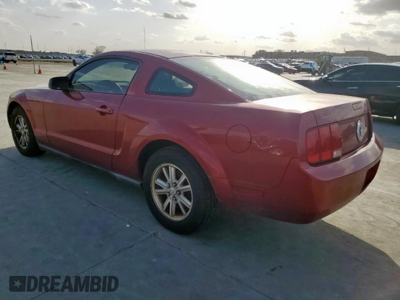 2007 Ford Mustang Deluxe with VIN 1ZVFT80N475323392, listed as a Copart auction lot 47932565 with 312,770 mi miles and Salvage Title. Bid and sale history available at carsss.com. Image 2.