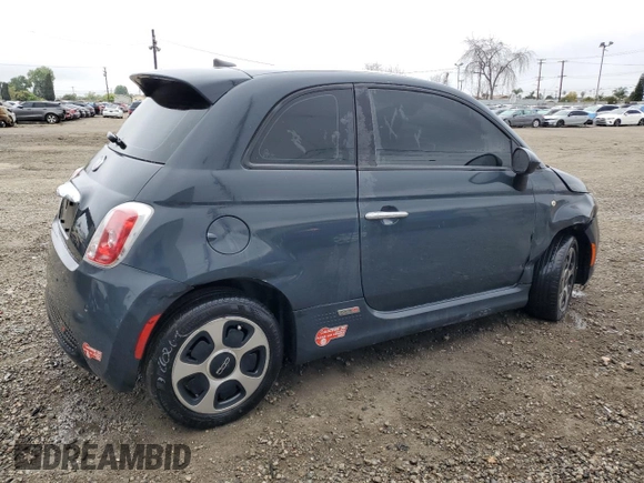 2017 FIAT 500e with VIN 3C3CFFGE6HT565517, listed as a Copart auction lot 51302555 with 69,203 mi miles and Clean Title. Bid and sale history available at carsss.com. Image 3.