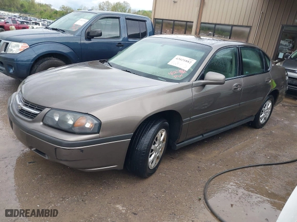 2003 Chevrolet Impala with VIN 2G1WF52E539108339, listed as a IAAI auction lot 42021882 with 216,548 mi miles. Bid and sale history available at carsss.com. Image 2.
