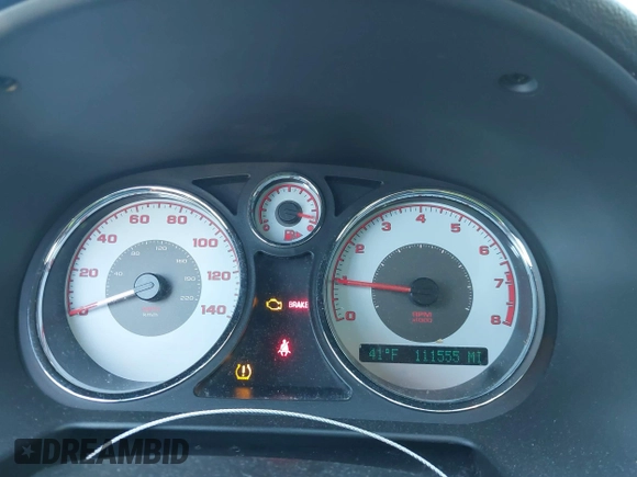 2008 Pontiac G5 with VIN 1G2AL18F487329317, listed as a IAAI auction lot 41403707 with 111,555 mi miles. Bid and sale history available at carsss.com. Image 7.