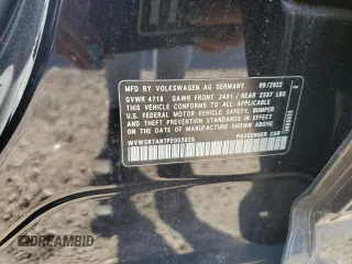 2023 Volkswagen Arteon SEL R-Line с VIN WVWSR7AN7PE003928, выставлен на аукционе Copart как лот 52088295 с пробегом 26 682 миль миль и Списание • Salvage title. История ставок и продаж доступна на DreamBid. Изображение 13.
