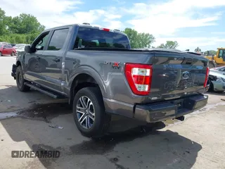 2023 Ford F-150 XL with VIN 1FTFW1E54PFC37083, listed as a IAAI auction lot 42247096 with 28,344 mi miles and . Bid and sale history available at DreamBid. Image 3.