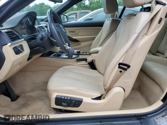 2015 BMW 4 Series 428i xDrive with VIN WBA3T1C58FP819885, listed as a Copart auction lot 57965685 with 80,540 mi miles and Salvage title. Bid and sale history available at DreamBid. Image 7.