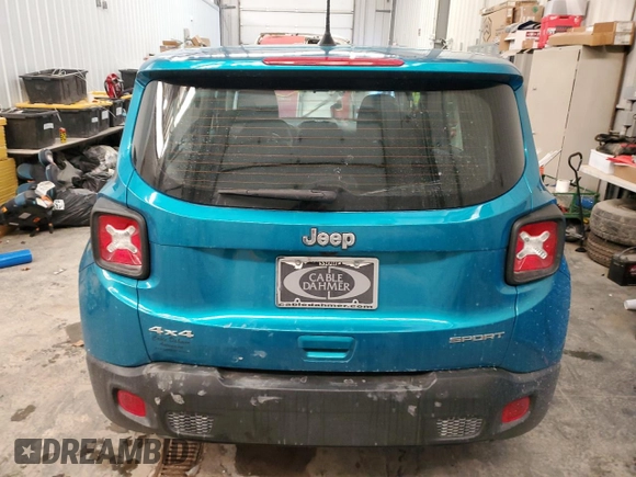 2022 Jeep Renegade Sport with VIN ZACNJDA11NPN65003, listed as a Copart auction lot 45895355 with 45,247 mi miles and Clean title. Bid and sale history available at DreamBid. Image 6.
