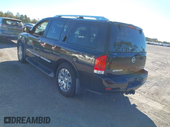 2015 Nissan Armada Platinum z VIN 5N1BA0NF2FN608323, wystawiony jako IAAI lot #40928024 z przebiegiem 110 609 mil mil oraz . Historia ofert i sprzedaży dostępna na DreamBid. Obrazek 3.