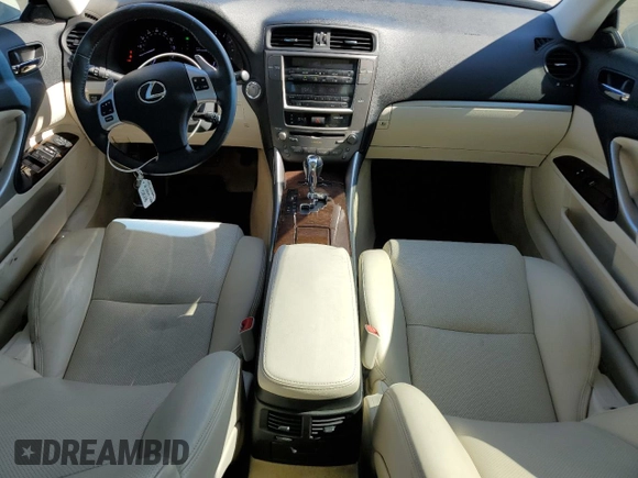 2012 Lexus IS 250 C z VIN JTHFF2C23C2525238, wystawiony jako Copart lot #62439834 z przebiegiem 41 360 mil mil oraz Szkoda całkowita • Salvage title. Historia ofert i sprzedaży dostępna na DreamBid. Obrazek 8.