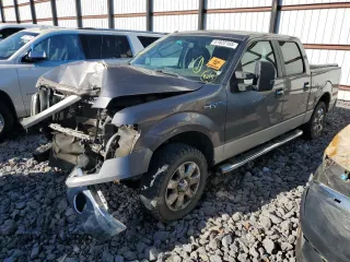 2014 Ford F-150 XL with VIN 1FTFW1CF1EKF43691, listed as a Copart auction lot 51822165 with 123,484 mi miles and Salvage Title. Bid and sale history available at carsss.com. Image 1.