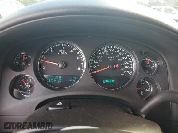 2013 GMC Yukon SLE with VIN 1GKS1AE03DR362947, listed as a Copart auction lot 74244724 with 225,034 mi miles and Salvage Title. Bid and sale history available at carsss.com. Image 9.