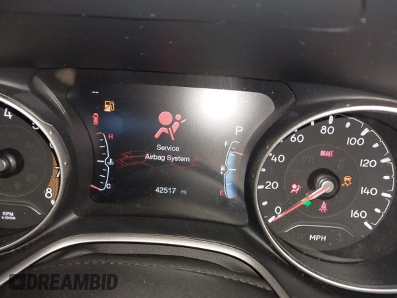 2021 Jeep Compass 80th Anniversary with VIN 3C4NJDEB6MT554317, listed as a IAAI auction lot 41594021 with 42,517 mi miles and . Bid and sale history available at DreamBid. Image 7.