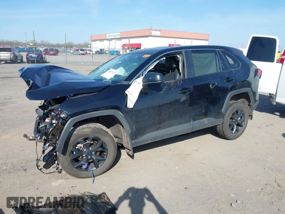 2023 Toyota RAV4 LE with VIN 2T3H1RFV2PW238767, listed as a IAAI auction lot 38954577 with 34,581 mi miles. Bid and sale history available at carsss.com. Image 2.