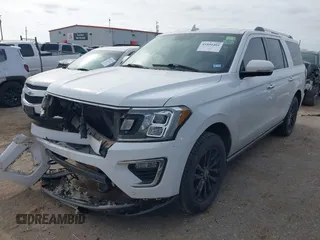 2019 Ford Expedition Max Limited with VIN 1FMJK2AT1KEA19158, listed as a IAAI auction lot 41894404 with 159,748 mi miles and . Bid and sale history available at DreamBid. Image 2.