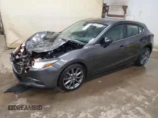 2018 Mazda 3 Touring with VIN 3MZBN1L34JM270270, listed as a Copart auction lot 80299014 with 123,789 mi miles and Salvage Title. Bid and sale history available at carsss.com. Image 1.